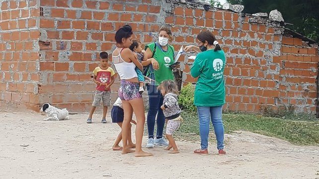 Imágenes de los relevamientos en Los Alisos