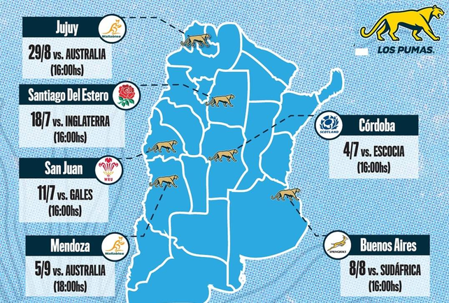 La escuadra nacional jugar&aacute; seis cotejos en nuestro pa&iacute;s.