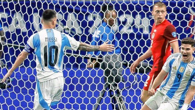Argentina y Canadá se miden por segunda vez en la presente Copa América por un boleto en la final.