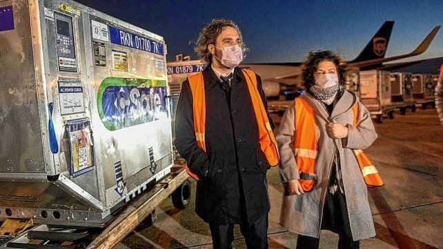 Es la mayor partida de vacunas contra el coronavirus trasladadas en un solo vuelo.