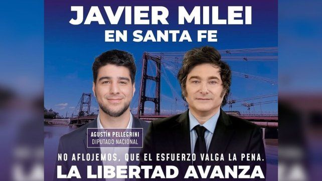 Javier Milei estará por primera vez dese que es presidente en la ciudad de Santa Fe