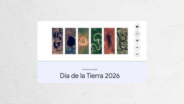 El ddodle de Google para conmemorar el Día de la Tierra