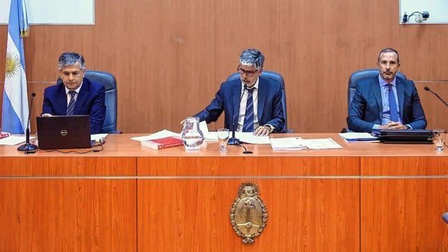 Los jueces Rodrigo Giménez Uriburu, Jorge Gorini y Néstor Costabel.