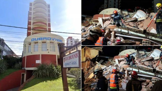 Un edificio de diez pisos se derrumbó a primera hora de este martes en la ciudad bonaerense de Villa Gesell 