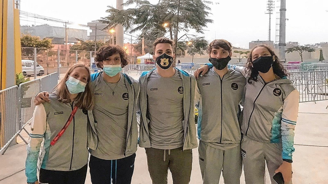 Candela Giordanino, Tom&aacute;s Dipaolo, Le&oacute;n Driussi de Uni&oacute;n, junto a Valent&iacute;n De Frutos y Milagros Amione de Gimnasia competir&aacute;n en el Sudamericano.