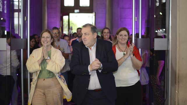 El intendente Poletti junto a la vicegobernadora Gisela Scaglia