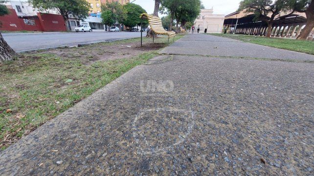 El lugar dónde sucedió el homicidio