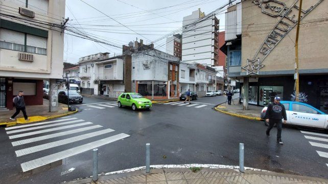 El lugar en donde se realizó el allanamiento que terminó con una mujer detenida. 