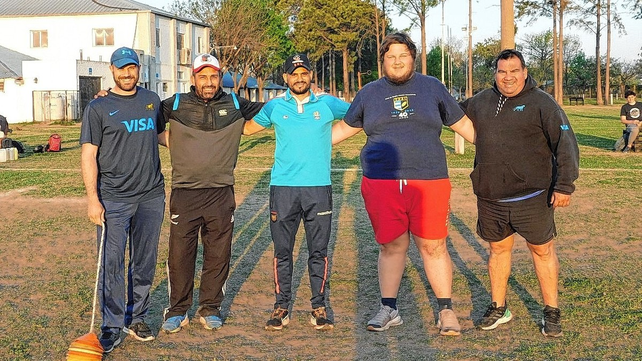 Guillermo Aguilera, Martín Valentinuzzi, Maxi Bertholt, Agustín Dalla Fontana y Marcelo Del Pozo tiene a su cargo la conducción del seleccionado juvenil.