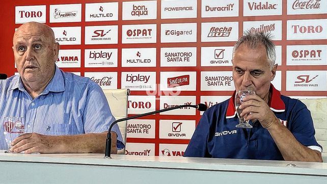 El presidente Luis Spahn present&oacute; a Leonardo Madel&oacute;n como DT de Uni&oacute;n.