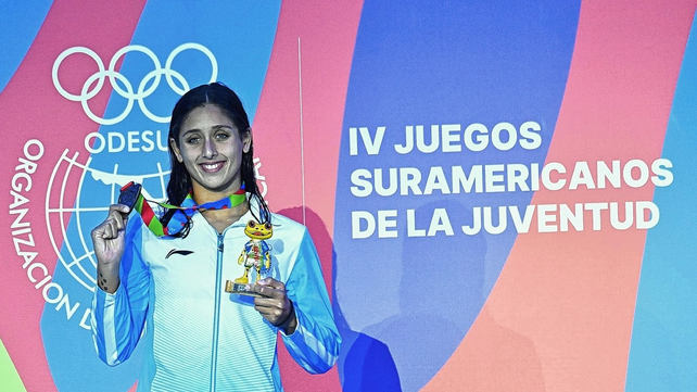 Agostina Hein imparable: cinco medallas de oro y un r&eacute;cord argentino absoluto.