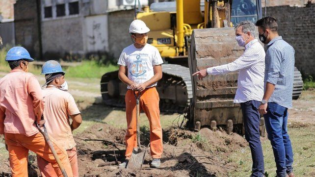 Avanzan las obras que se llevan adelante en barrio Pompeya