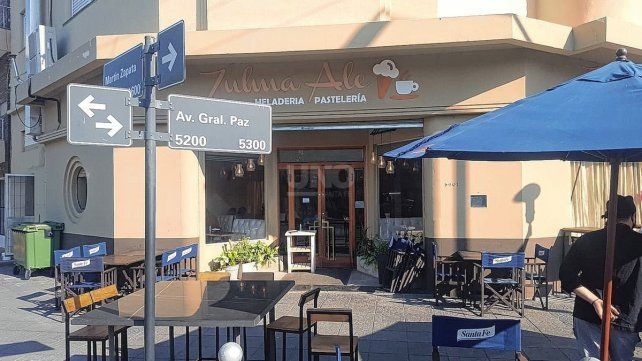 El comercio asaltado este miércoles por la noche.