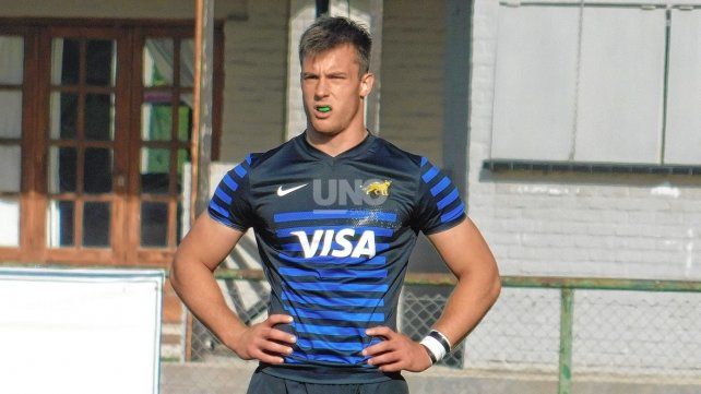  El wing de Los Pumitas fue el santafesino formado en CRAI, Mateo Fauda, quien logró convertir un try en el primer tiempo.