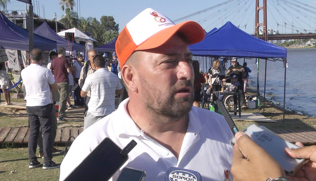 Facundo Testi, organizador de la pesca adaptada, destacó el compromiso con la accesibilidad.  