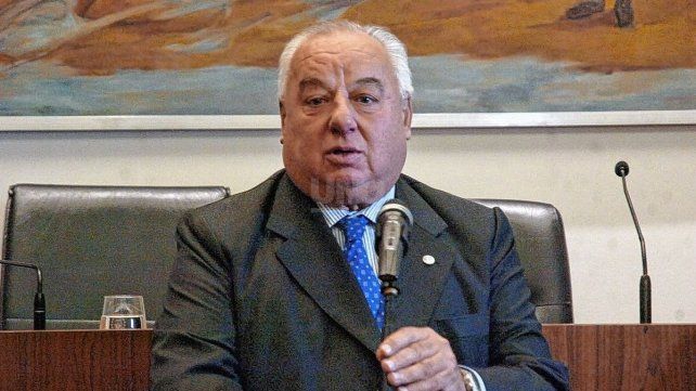 Rafael Guti&eacute;rrez, presidente de la Corte Suprema de Justicia de Santa Fe.