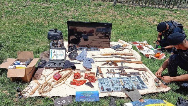 Los elementos recuperados en los allanamientos por robos en el oeste santafesino