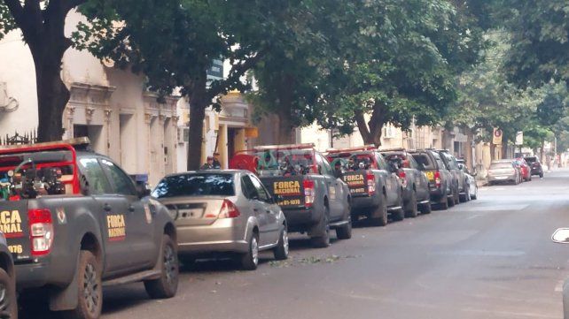 Fuerzas policiales de Brasil en Santa Fe 