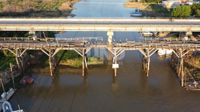 La estructura deteriorada del Puente Palito, un emblema de la historia de Alto Verde.