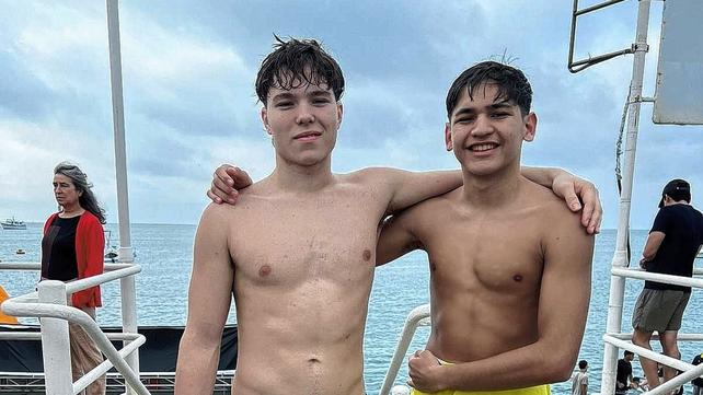 Guillermo Galizzi y Valent&iacute;n Andreschuk de Uni&oacute;n de Santa Fe fueron los representantes de la Fesana en Ecuador.