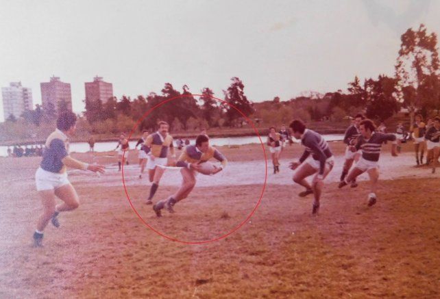 Kreczmann en un cotejo disputado ante La Salle Jobson junto al lago del parque Belgrano.