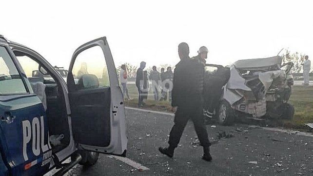 Varios choques con muchos heridos en autopista Santa Fe-Rosario producto de la niebla y el humo. 