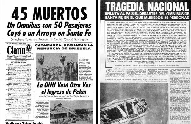 Las repercusiones de la tragedia en los medios nacionales