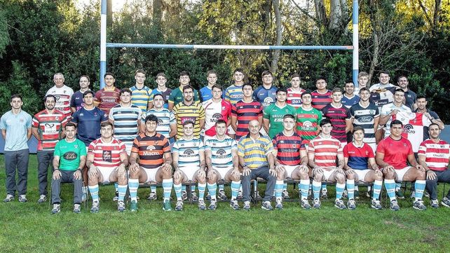 El plantel de Los Pumitas que jugará en Italia con la camiseta de sus respectivos clubes.