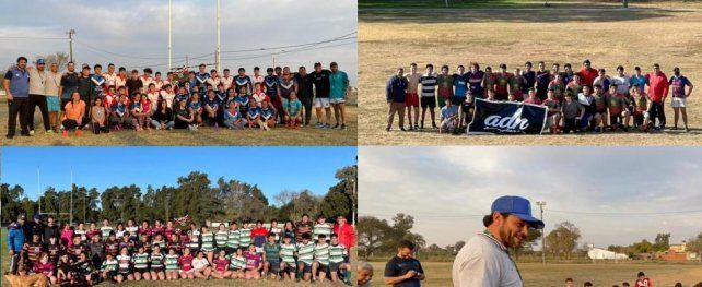 Rugby femenino y masculino, juveniles y mayores, en las diferentes visitas efectuadas realizadas por el &aacute;rea de desarrollo.