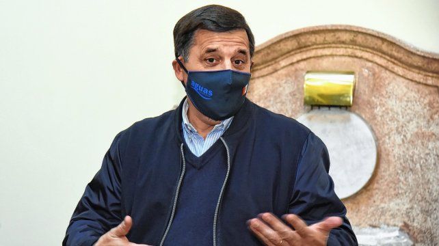 El presidente de la empresa Aguas Santafesinas SA (ASSA), Hugo Morzán.