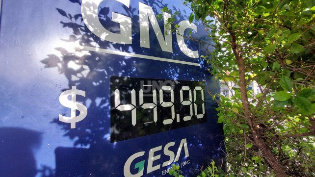 Aumento del metro cúbico de GNC en la ciudad de Santa Fe este enero 2024.