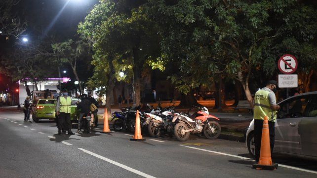 Controles de tránsito en la ciudad por las fiestas