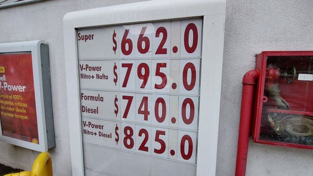 El tercer aumento de los combustibles de Shell en la ciudad de Santa Fe   