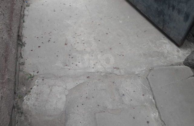 El patio de la casa de barrio Scarafía en dónde sucedió la masacre.