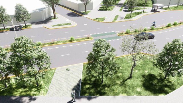 Una de las obras es la renovación del acceso oeste, en la intersección de Perón e Iturraspe Una de las obras es la renovación del acceso oeste, en la intersección de Perón e Iturraspe
