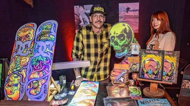 Martín Varbaro desplegó su arte sobre las tablas.