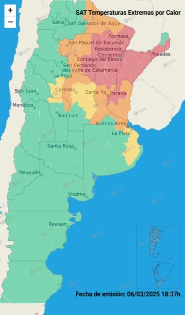 Temperaturas extremas por calor