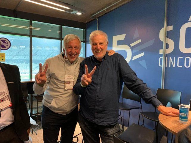 Jos&eacute; Alonso, uno de los dirigentes m&aacute;s importantes de Col&oacute;n, que negocia con los jugadores los premios junto a Jos&eacute; Vignatti.