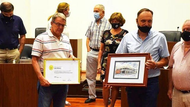 La declaración de interés que a iniciativa de los concejales González y Furini, con motivo del 120° aniversario recibió Gimnasia y Esgrima.