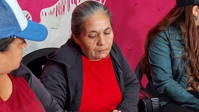 Mirta Machado, la mamá de Mónica Aquino, la joven desaparecida el pasado 5 de mayo.  