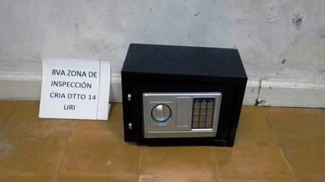 La caja fuerte robada por el detenido a un vecino 