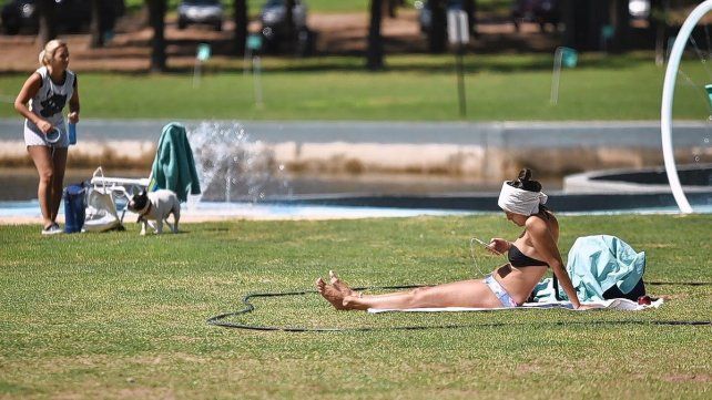 Los piletones del Parque del Sur. 
