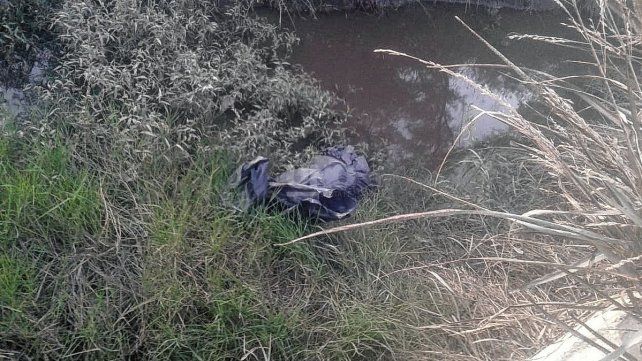 El lugar del hallazgo del cadáver. 