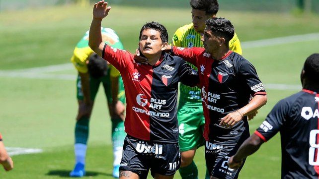 Luis Rodríguez es el goleador de Colón y uno máximos de la Copa Diego Maradona Foto: Pool ARGRA