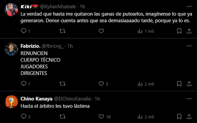 Estallido en los hinchas de Colón.