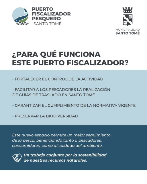 Nuevo Puerto Fiscalizador Pesquero en funcionamiento en Santo Tomé