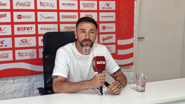 Cristian Gonz&aacute;lez dar&aacute; una conferencia de prensa en Uni&oacute;n antes del interzonal ante Independiente Rivadavia.