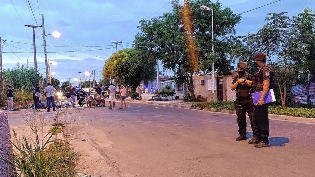 El lugar en dónde sucedió el crimen, en barrio Guadalupe Oeste
