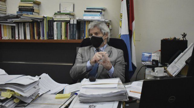 El procurador general de la Corte Suprema de Justicia de Santa Fe, Jorge Barraguirre.