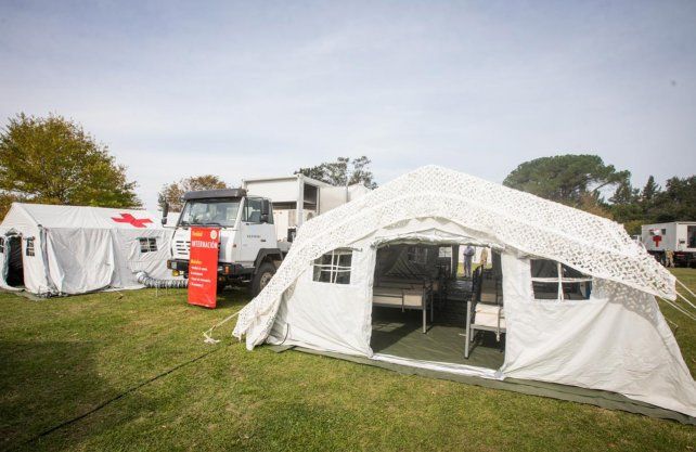 El hospital de campaña estará instalado la próxima semana en el Liceo Militar General Belgrano frente al Cullen.